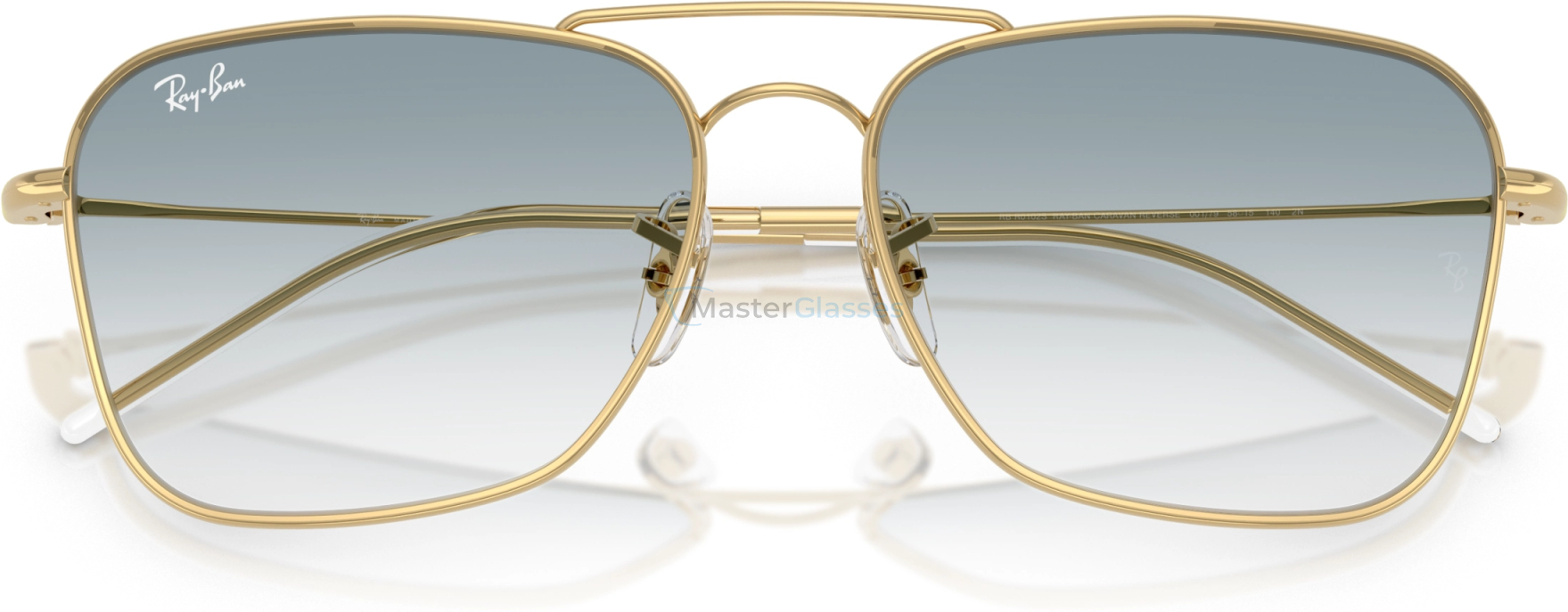 Солнцезащитные очки Ray-Ban CARAVAN REVERSE RBR0102S 001/79 Gold