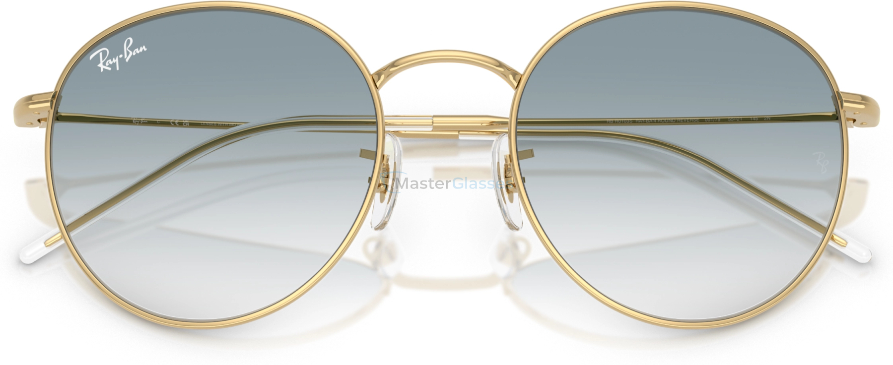 Солнцезащитные очки Ray-Ban ROUND REVERSE RBR0103S 001/79 Gold