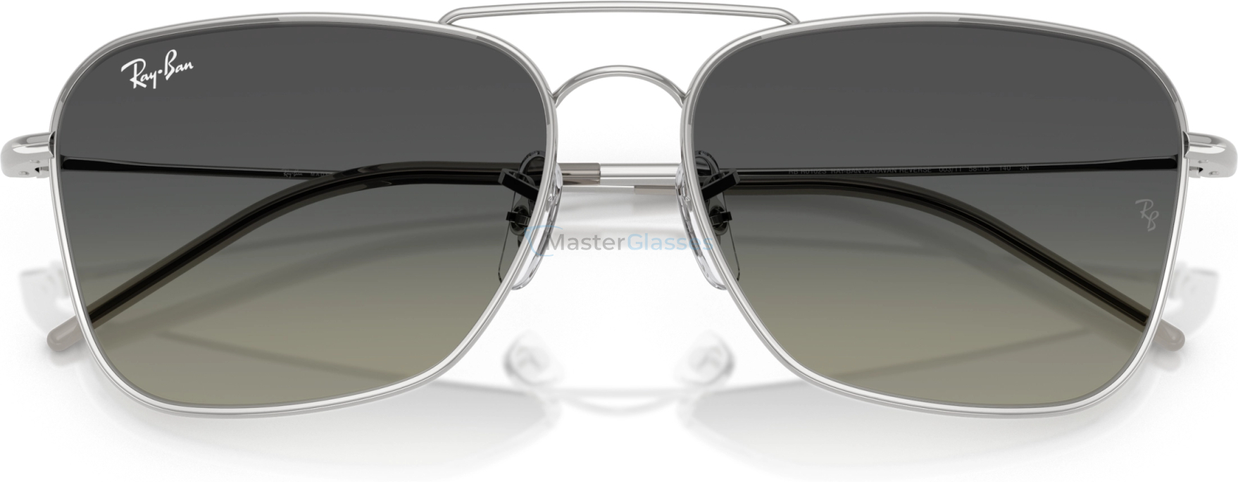 Солнцезащитные очки Ray-Ban CARAVAN REVERSE RBR0102S 003/11 Silver