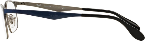  Ray-Ban RX6361 2863 Top Shiny Blue On Gunmetal