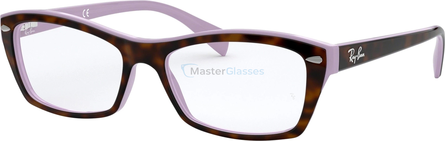  Ray-Ban RX5255 5240 Top Havana On Violet