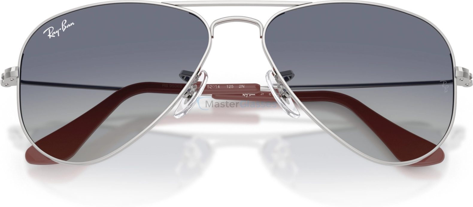 Детские солнцезащитные очки Ray-Ban JUNIOR AVIATOR RJ9506S 212/4L Silver