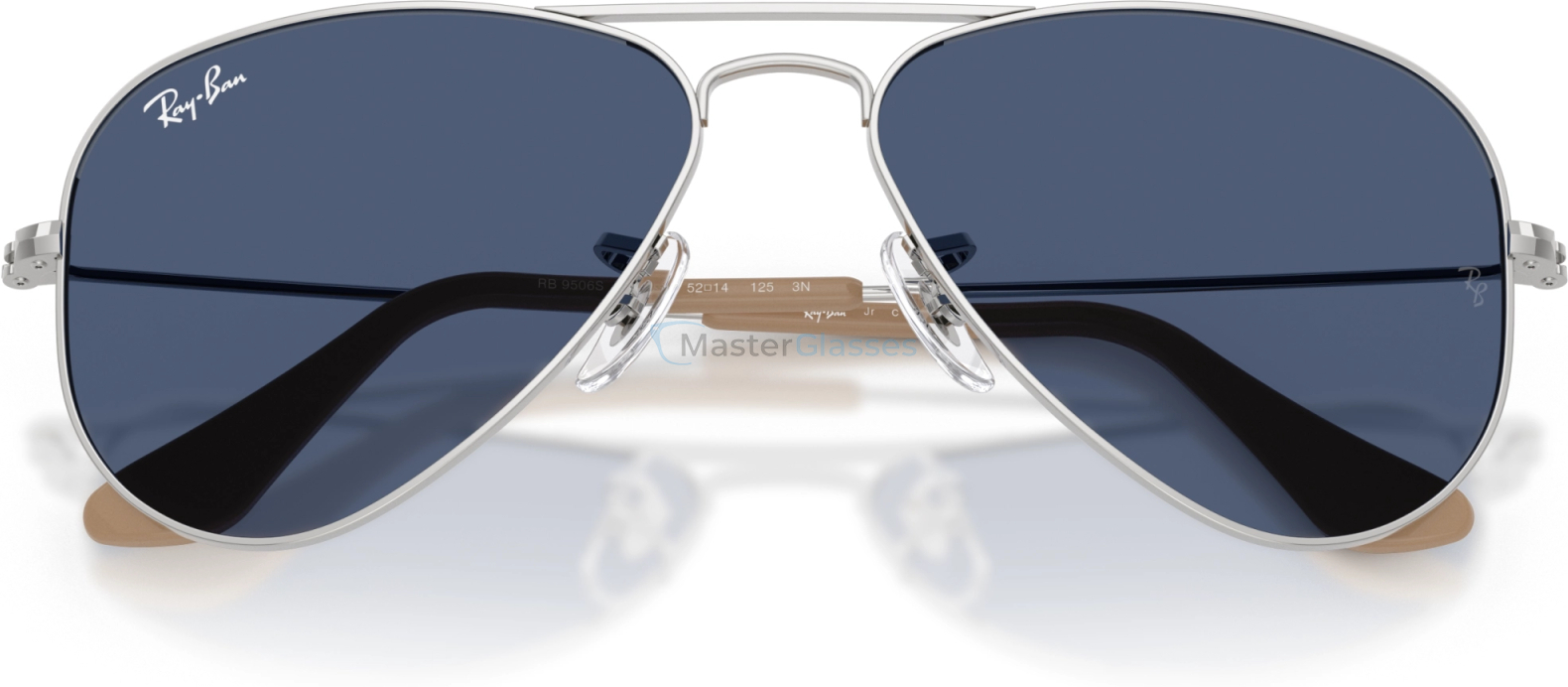 Детские солнцезащитные очки Ray-Ban JUNIOR AVIATOR RJ9506S 301/80 Silver