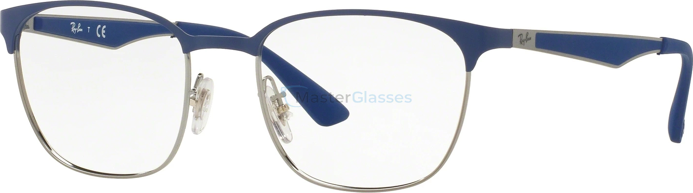  Ray-Ban RX6356 2876 Top Brusched Blue On Gunmetal