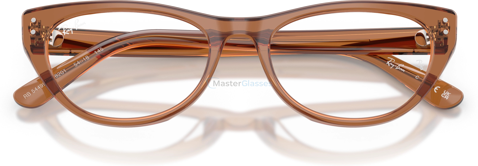  Ray-Ban RX5449D 8201 Brown