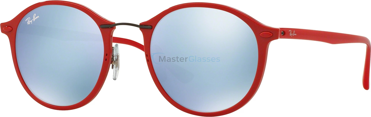   Ray-Ban Round Ii Light Ray RB4242 764/30 Shiny Red