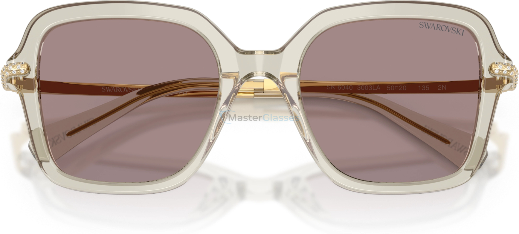 Солнцезащитные очки Swarovski SK6040 3003LA Brown