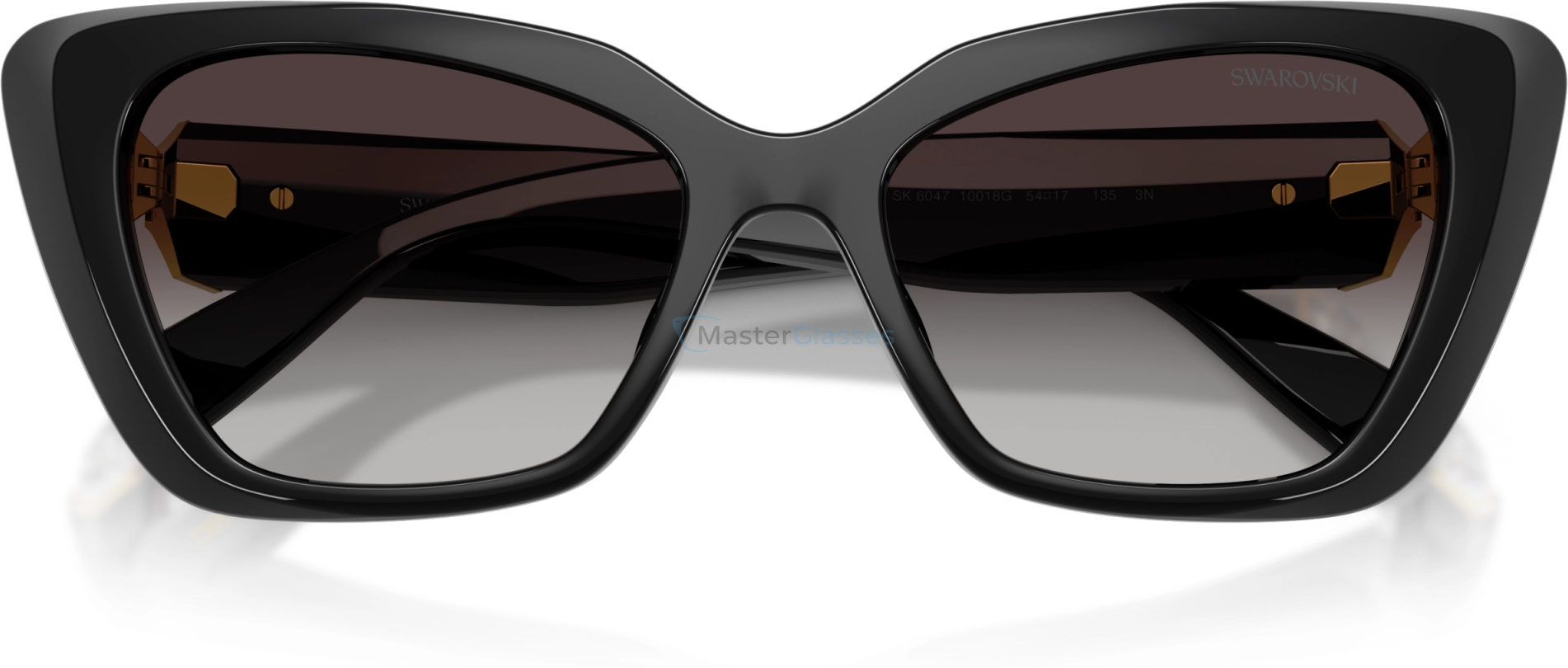 Солнцезащитные очки Swarovski SK6047 10018G Black