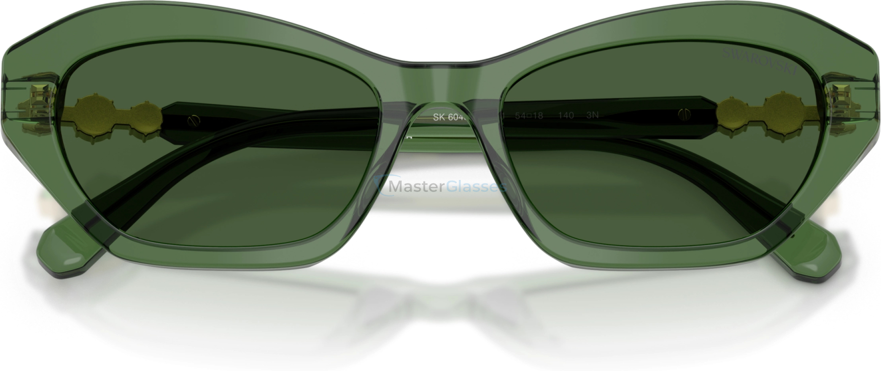 Солнцезащитные очки Swarovski SK6048 108571 Green