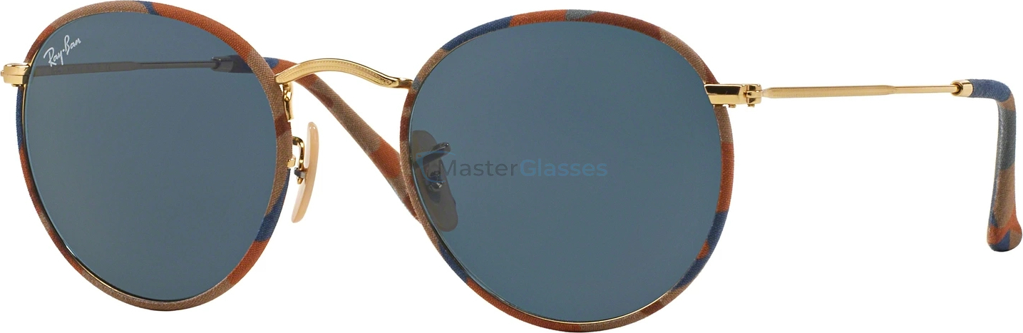   Ray-Ban Round Metal (m) RB3447JM 170/R5 Camouflage Brown/blue