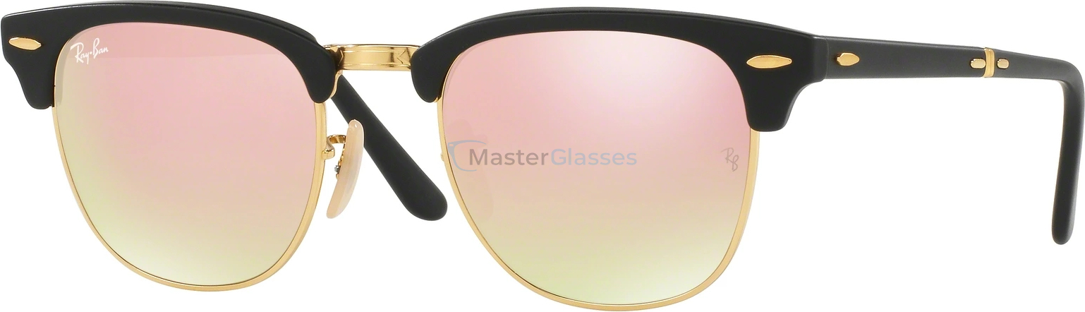   Ray-Ban Clubmaster Folding RB2176 901S7O Matte Black