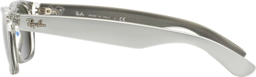   Ray-Ban New Wayfarer RB2132 614440 Top Brushed Silver On Transp