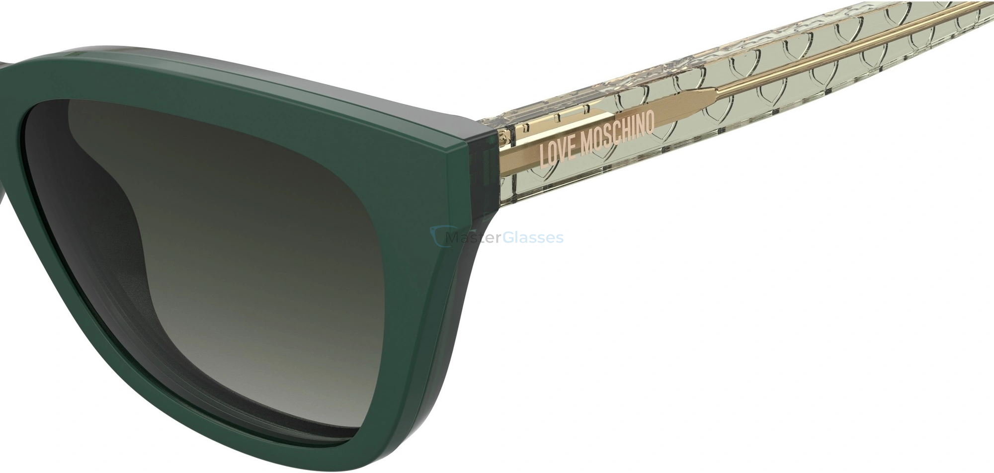 Оправа с солнцезащитным клипоном MOSCHINO LOVE MOL071/CS 1ED Green