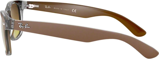   Ray-Ban New Wayfarer RB2132 614585 Top Brushed Brown On Transp