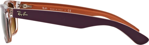   Ray-Ban New Wayfarer RB2132 619285 Top Matte Violet On Orange
