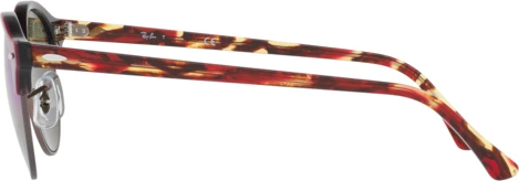   Ray-Ban Clubround RB4246 1222C2 Top Bordeaux On Trasparent Bor
