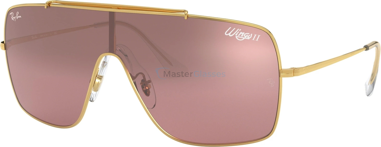   Ray-Ban Wings Ii RB3697 9050Y2 Gold