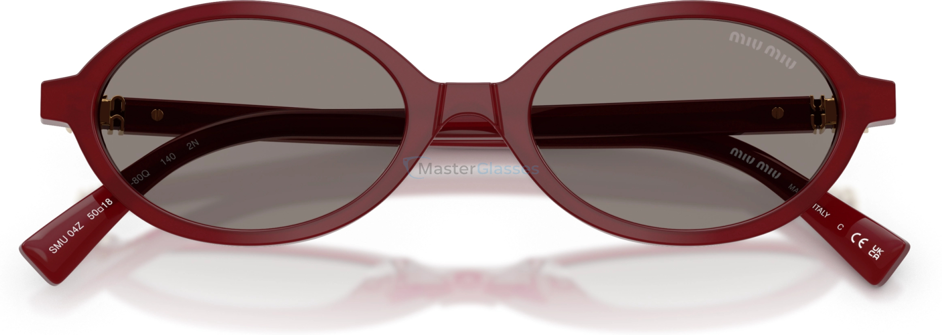 Солнцезащитные очки Miu Miu MU 04ZS 21I80Q Red