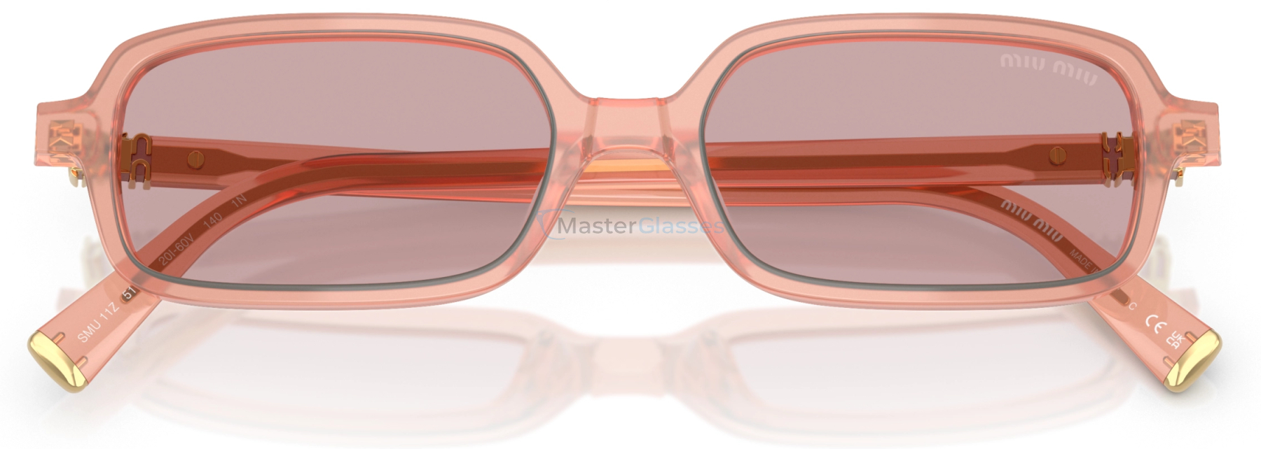 Солнцезащитные очки Miu Miu MU 11ZS 20I60V Pink