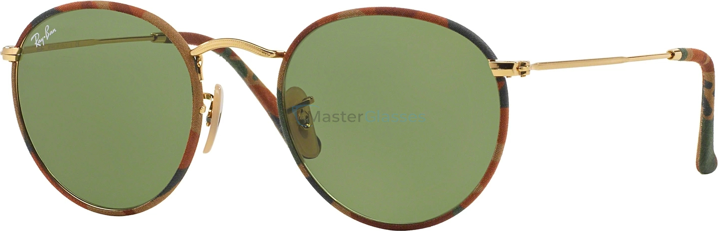   Ray-Ban Round Metal (m) RB3447JM 168/4E Camouflage Brown/green