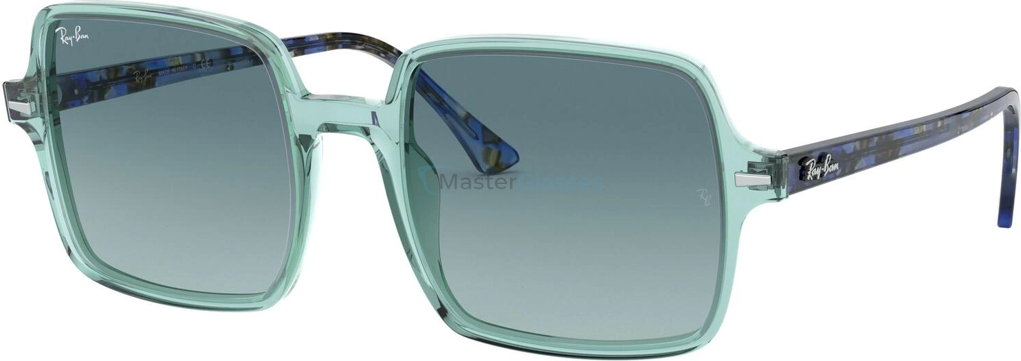   Ray-Ban Square Ii RB1973 12853M Transparent Green