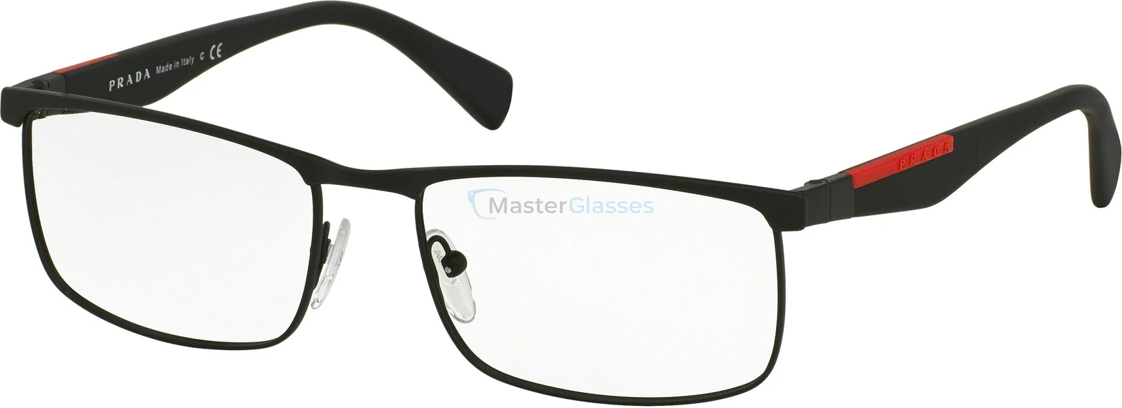  Prada Linea Rossa PS 54FV DG01O1 Black Rubber