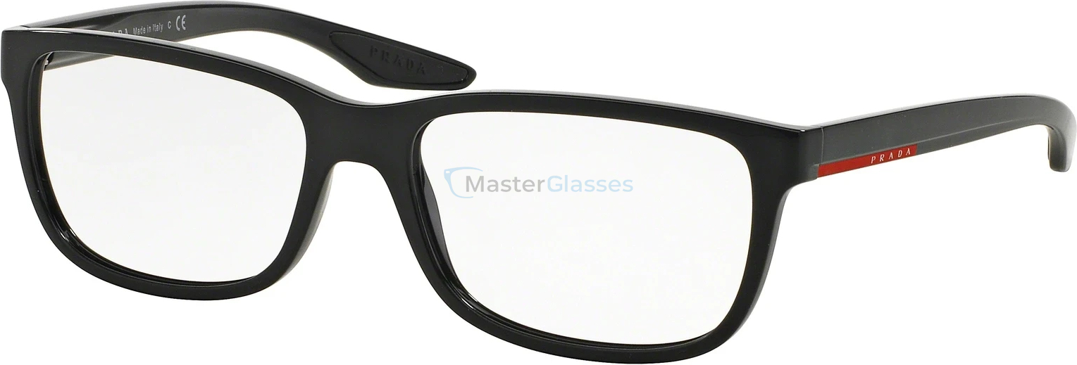  Prada Linea Rossa PS 02GV UB71O1 Gloss Black Gradient Matte