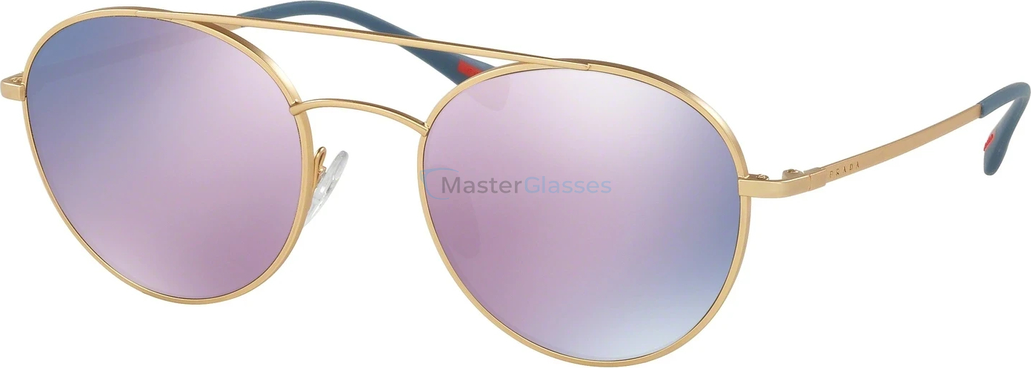   Prada Linea Rossa Lifestyle PS 51SS 1BK5T0 Matte Gold