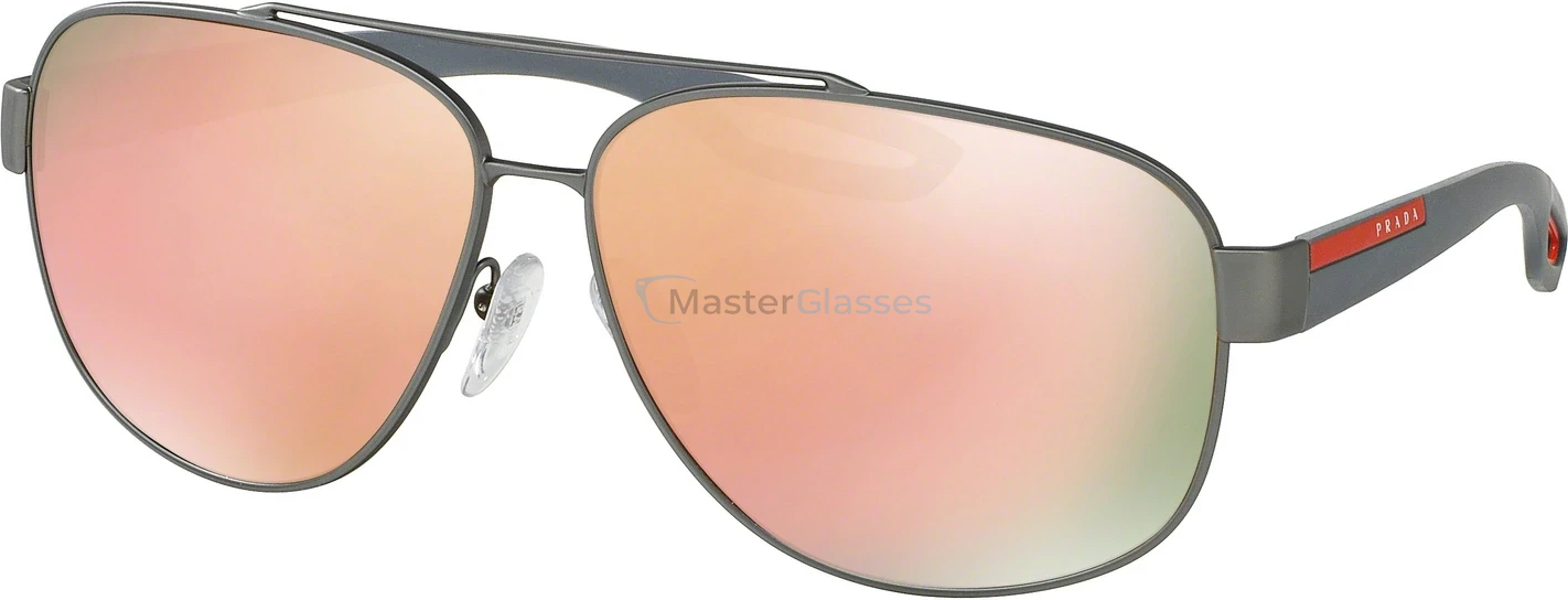   Prada Linea Rossa Active PS 58QS DG16Q2 Gunmetal Rubber