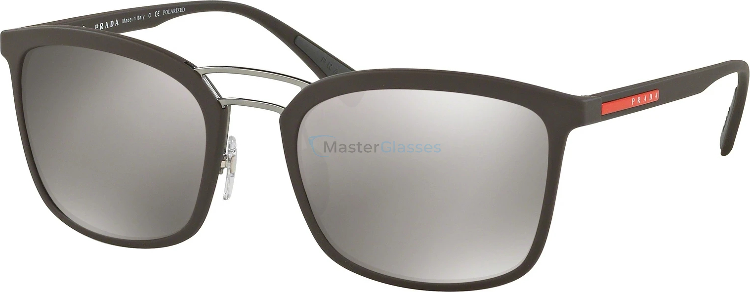   Prada Linea Rossa PS 03SS UB05K0 Brown Rubber
