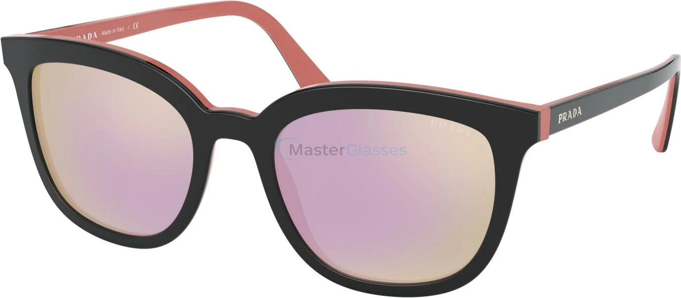 Солнцезащитные очки Prada PR 03XS 541726 Top Black/pink