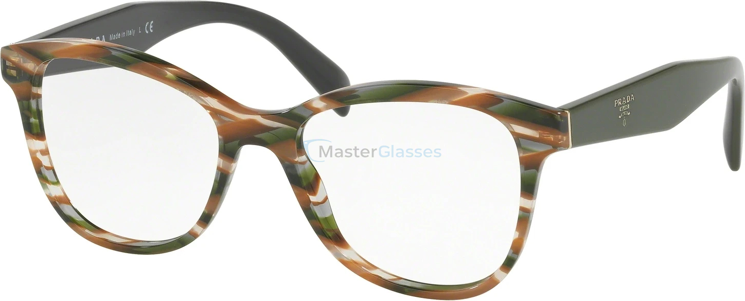  Prada Heritage PR 12TV VAO1O1 Sheaves Grey Brown