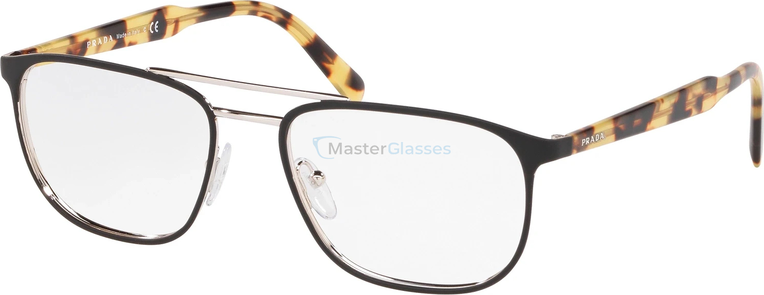  Prada Conceptual PR 54XV 5241O1 Top Matte Black On Silver