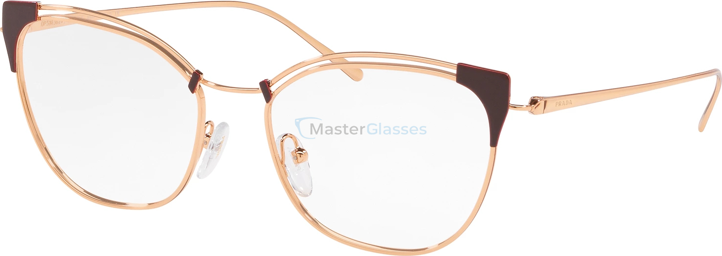  Prada Conceptual PR 62UV 4001O1 Top Bordeaux/pink Gold