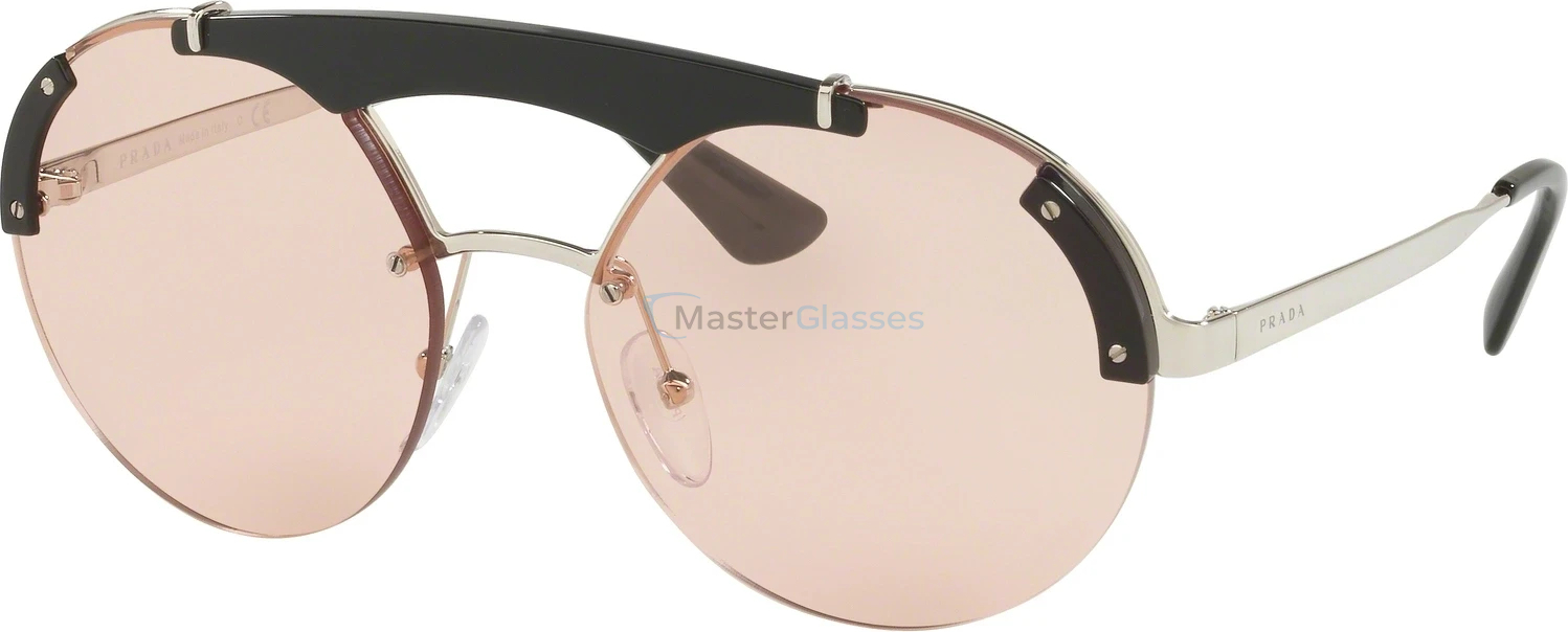 Солнцезащитные очки Prada PR 52US 1AB4Q0 Silver/black