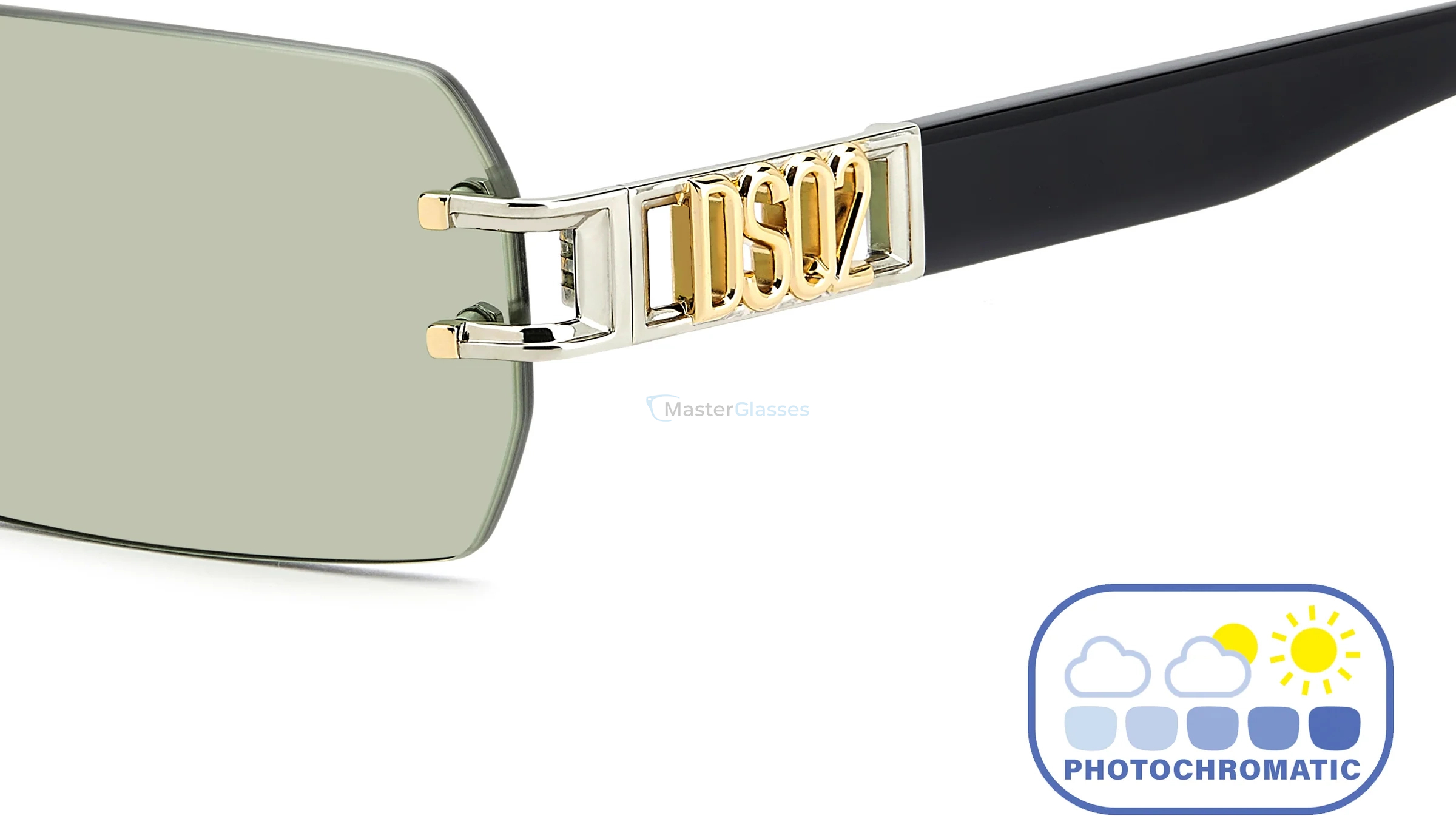 �������������� ���� DSQUARED2 D2 0189/S I20 Gold Palladium