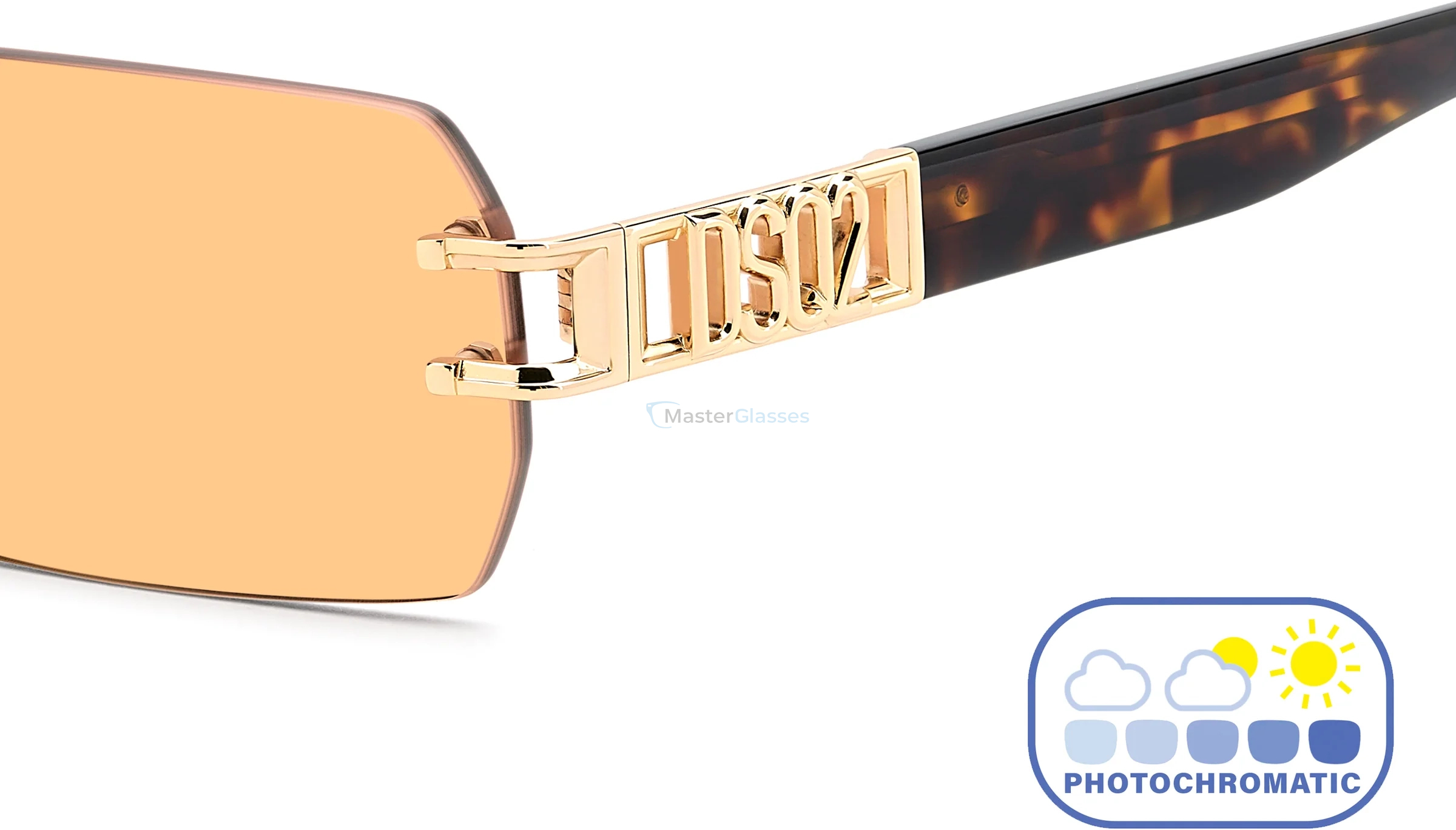 �������������� ���� DSQUARED2 D2 0189/S 000 Rose Gold