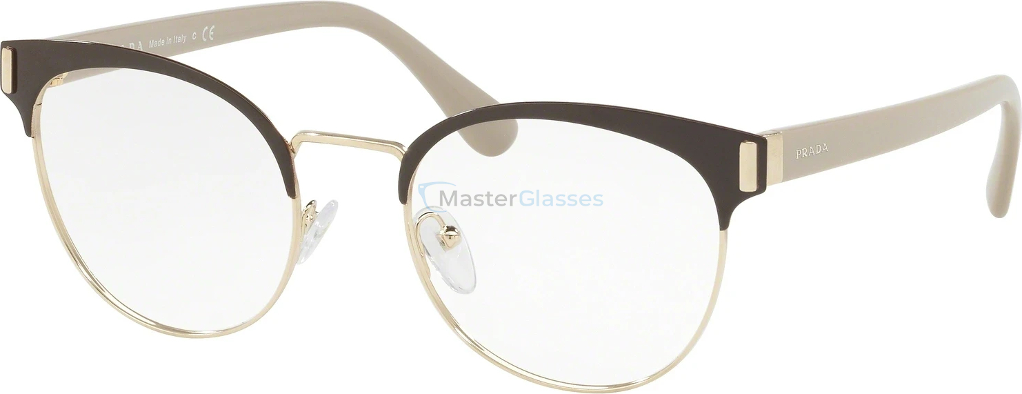 Оправа Prada PR 63TV DHO1O1 Brown/pale Gold