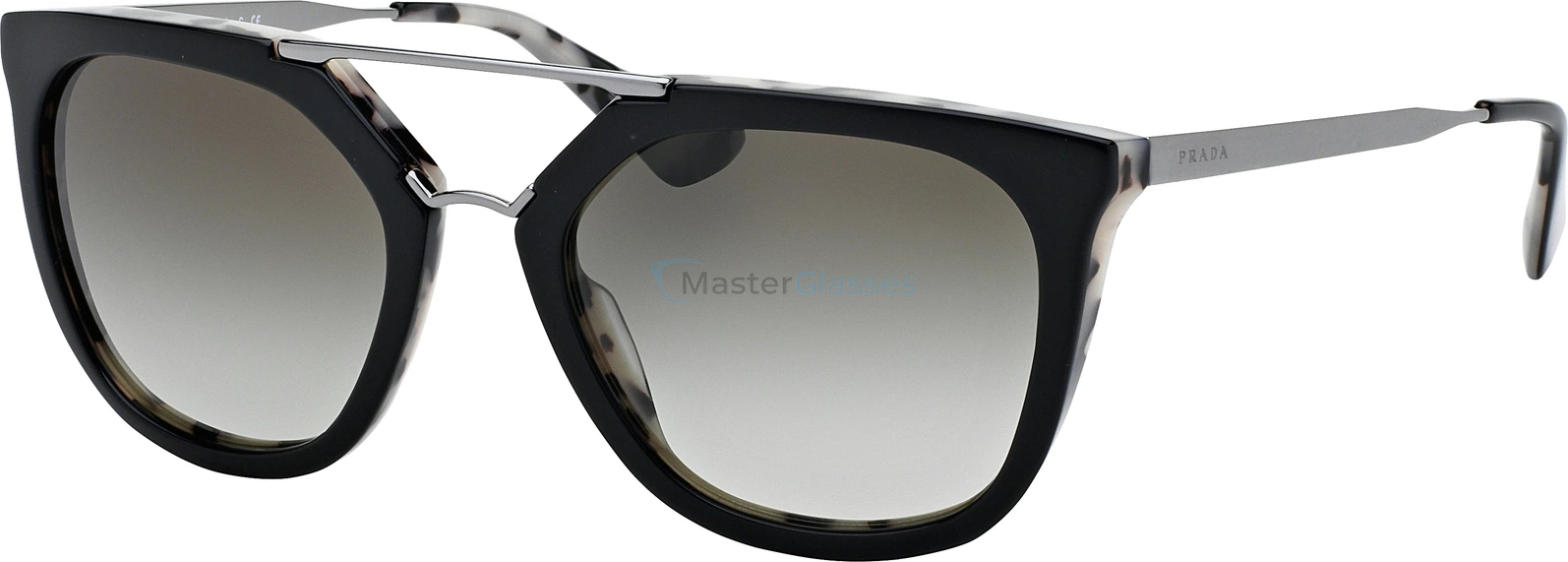 Солнцезащитные очки Prada Catwalk PR 13QS ROK4M1 Top Black/white Havana