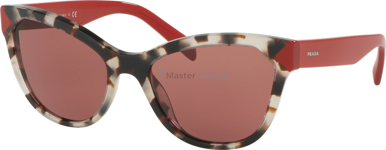 Солнцезащитные очки Prada PR 21SS UAO0A0 Spotted Brown Opal