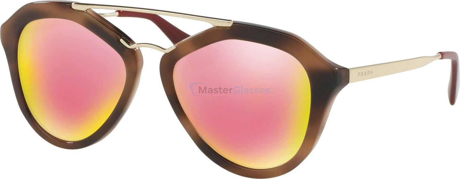 �������������� ���� Prada Cinema PR 12QS USG5L2 Striped Brown