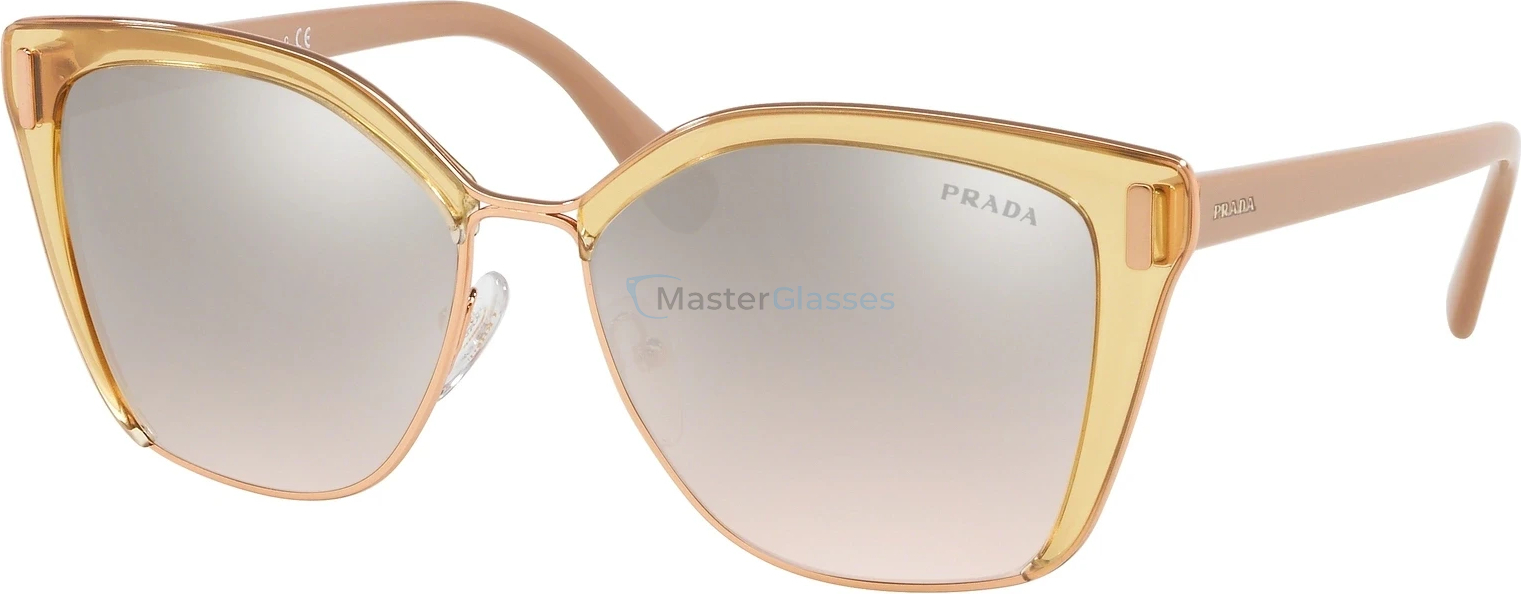 �������������� ���� Prada Catwalk PR 56TS MQH204 Transparent Brown/pink Gold