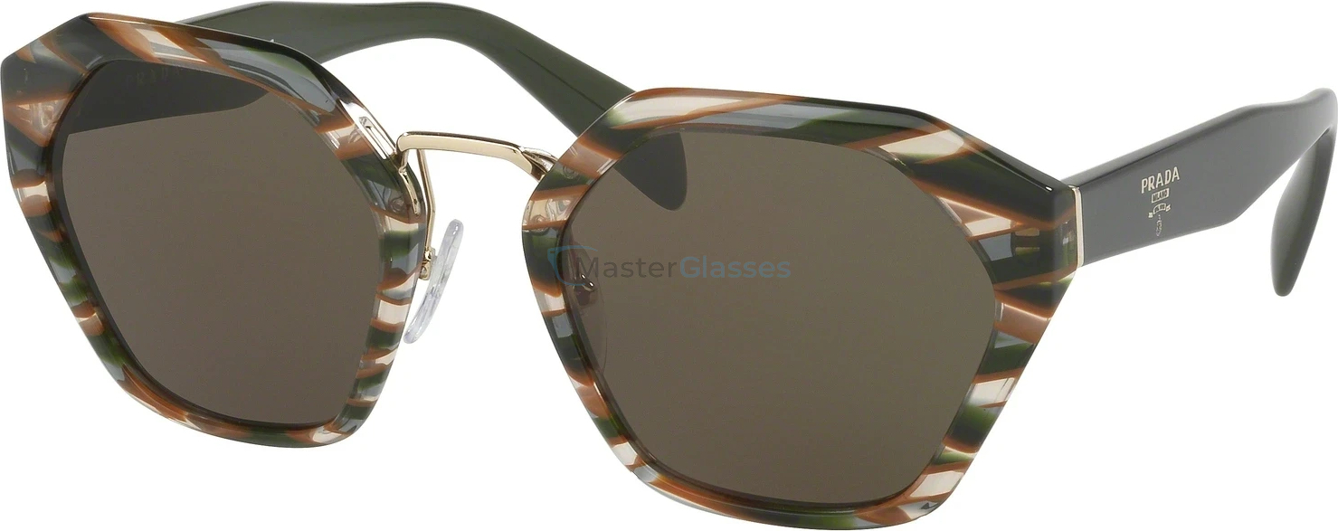 Солнцезащитные очки Prada PR 04TS VAO4J1 Sheaves Grey Brown