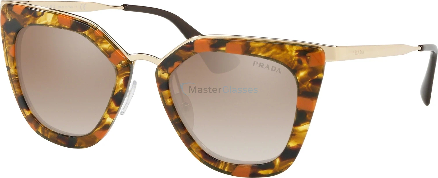 Солнцезащитные очки Prada Catwalk PR 53SS KJN4P0 Striped Brown/orange