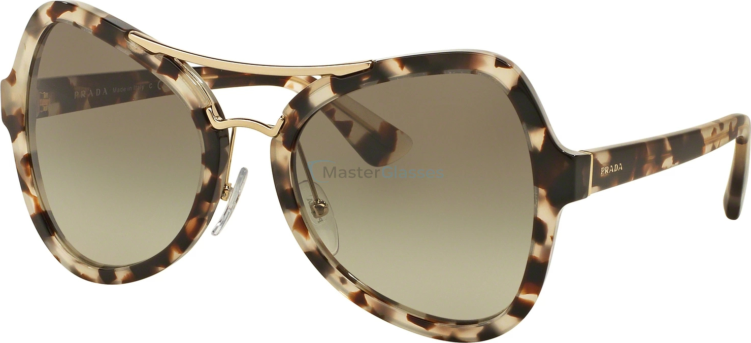 �������������� ���� Prada PR 18SS UAO4K1 Spotted Opal Brown