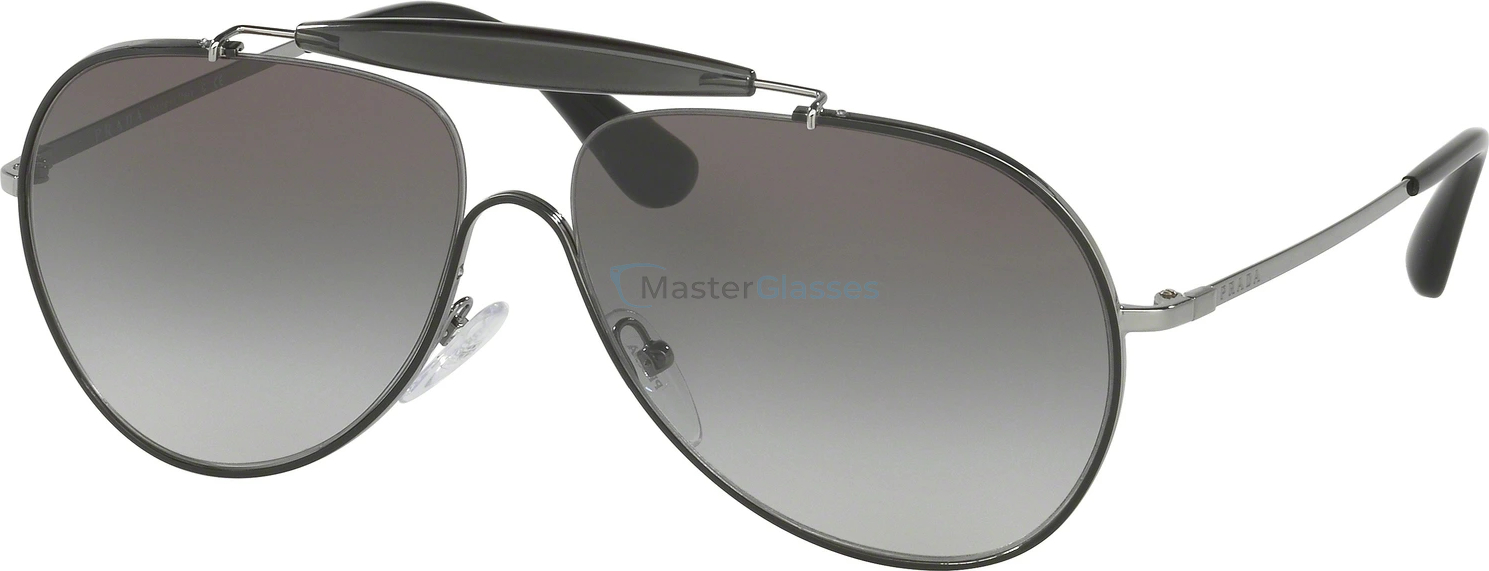 Солнцезащитные очки Prada PR 56SS 7AX5O0 Top Black/gunmetal