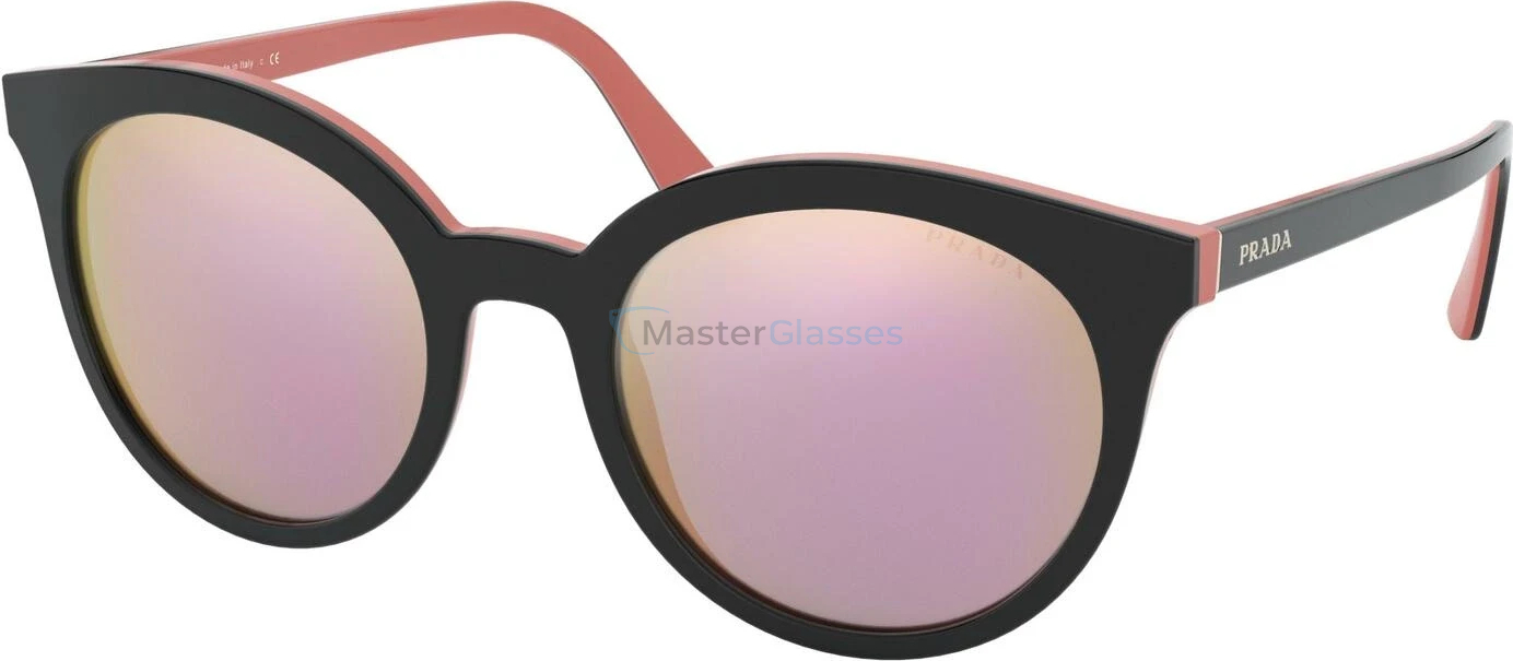 �������������� ���� Prada PR 02XS 541726 Top Black/pink