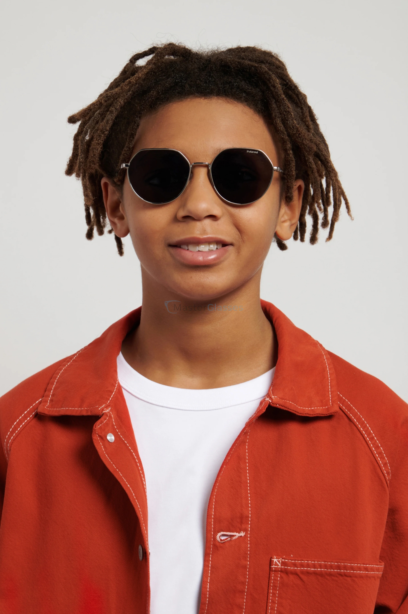 Солнцезащитные очки POLAROID KIDS PLD 8074/S 6LB Ruthenium