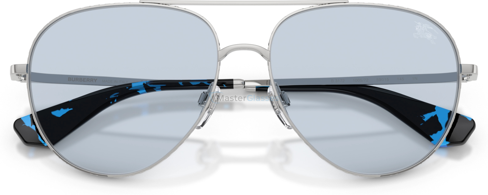 Солнцезащитные очки Burberry BE3172 100572 Silver