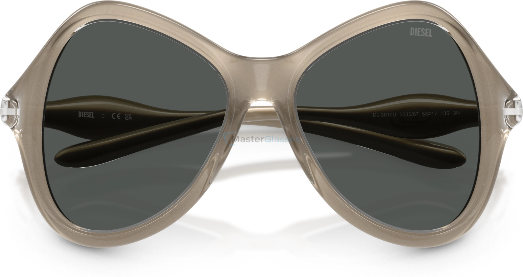 Солнцезащитные очки Diesel DL3010U 203587 Transparent